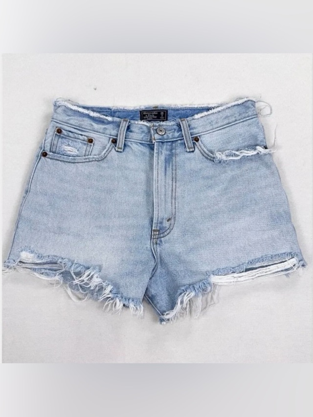 Abercrombie & Fitch High-Rise Denim Shorts
